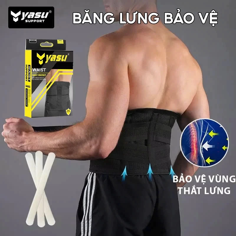 Băng đai lưng chống thoát vị đĩa đệm Yasu 7981