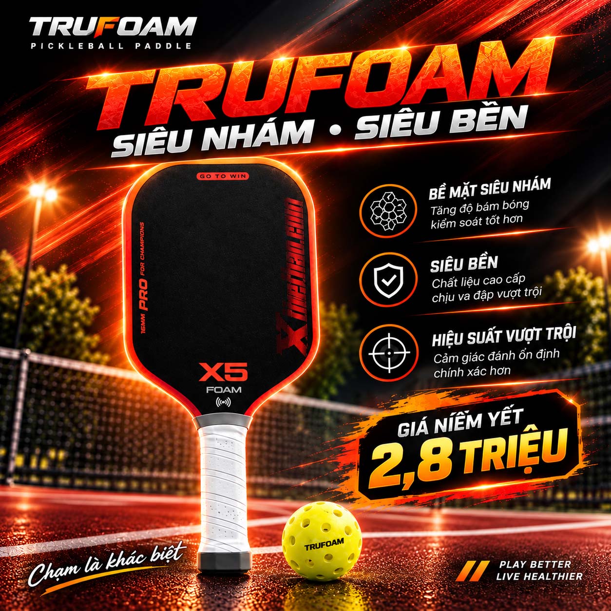  Vợt pickleball