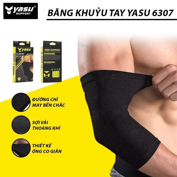 Băng bảo vệ khuỷu tay cho bóng rổ, bóng chuyền Yasu 6307
